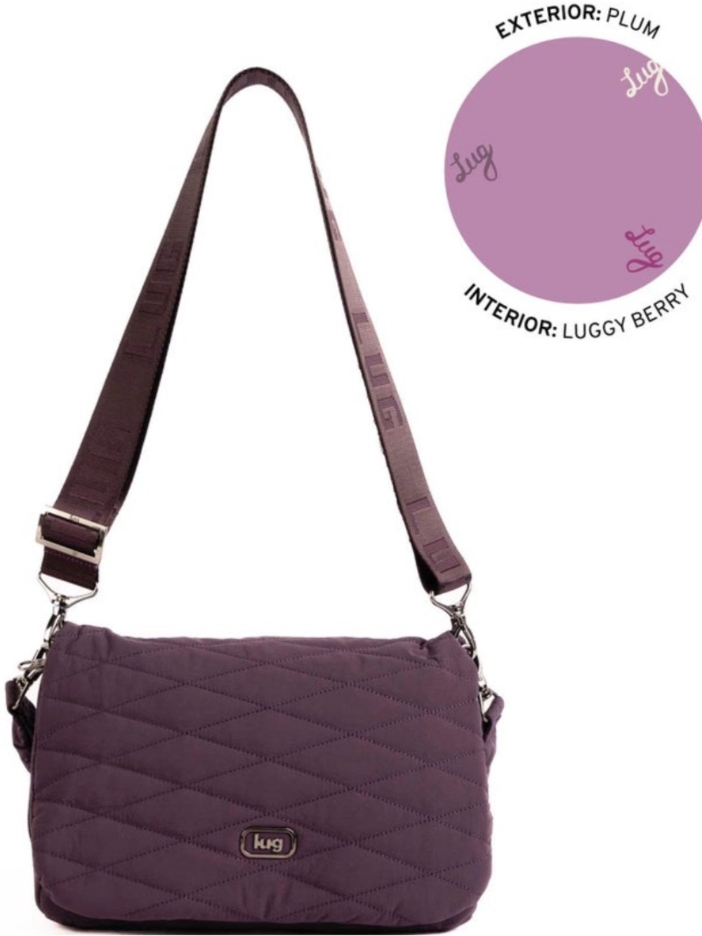 EUC Lug Bina in plum